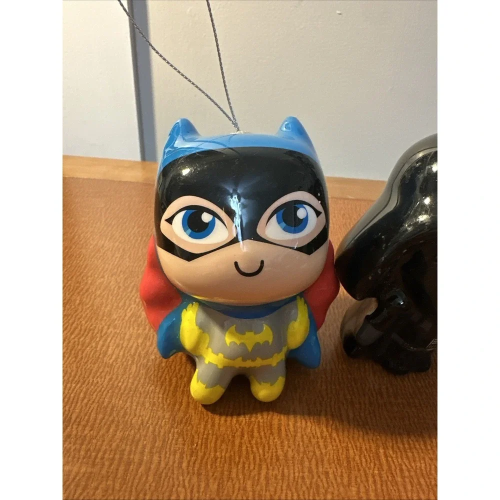 Hallmark DC Comics BATMAN, DARTH VADER, ELSA Puffy 3D‎ Christmas Tree Ornament